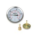 Weiss Instruments 2 1/2"  dial, 30-250F, 1/2" NPT rear HWBM25